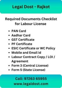 Labor License Document